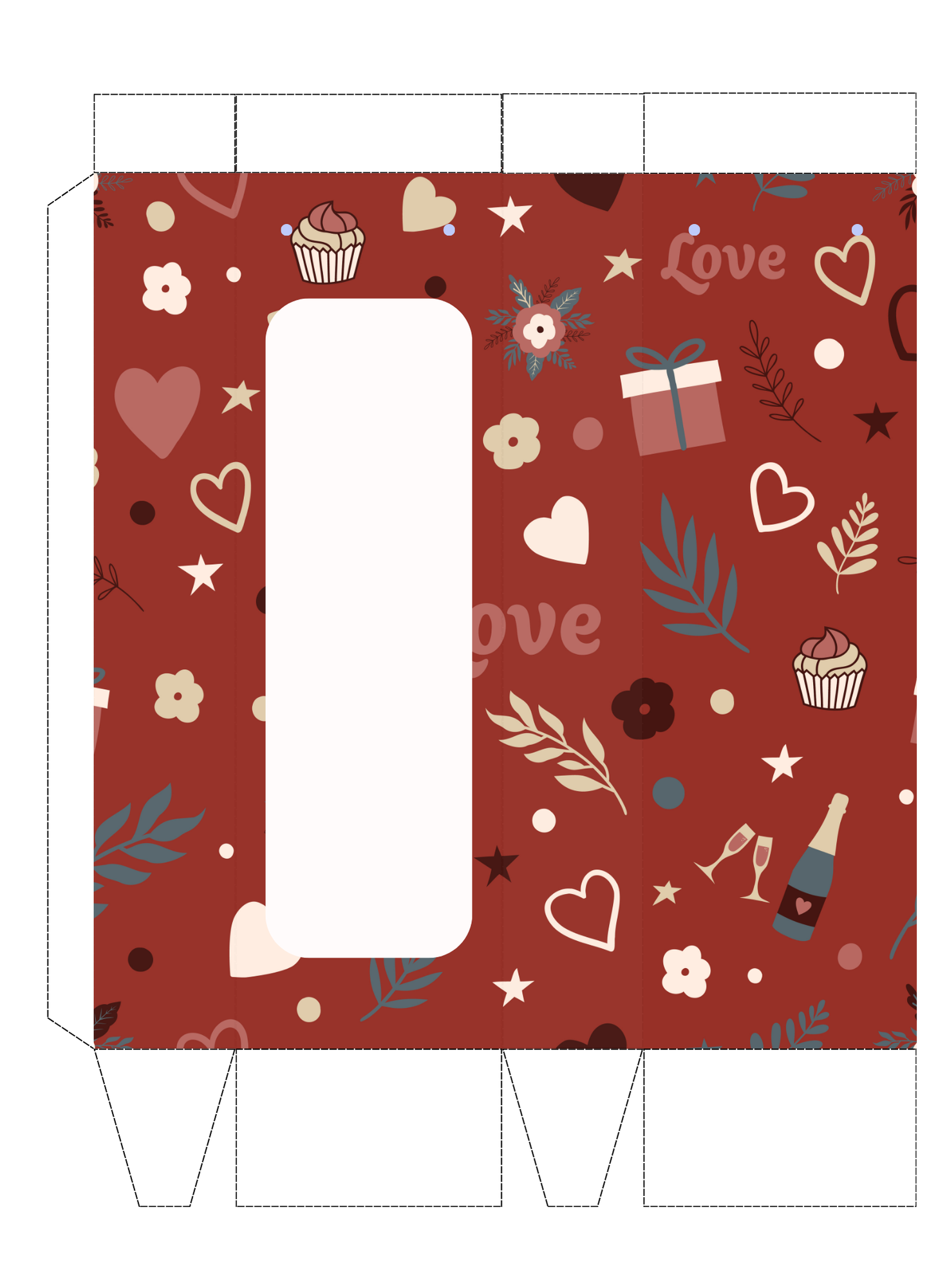 Box Type Flower Holder