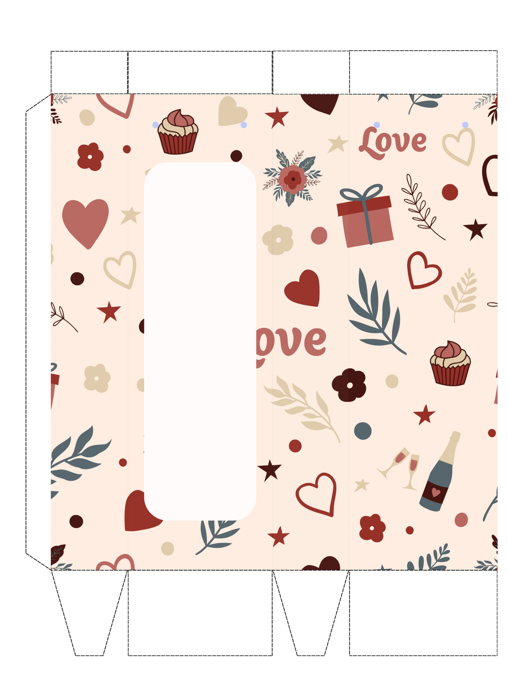 Box Type Flower Holder